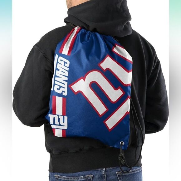 New York Giants NFL Big Logo Drawstring Bag - Picture 3 of 4